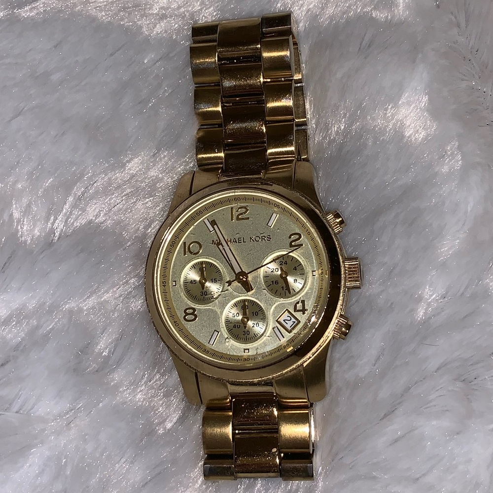 Gold Michael Kors watch